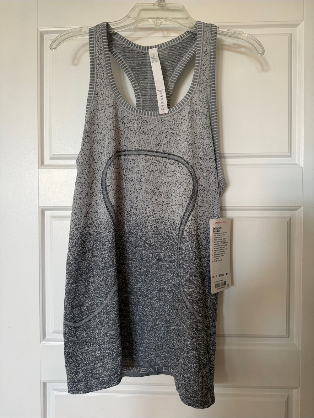 lululemon athletica Gray Ombre Seamless Racerback Tank